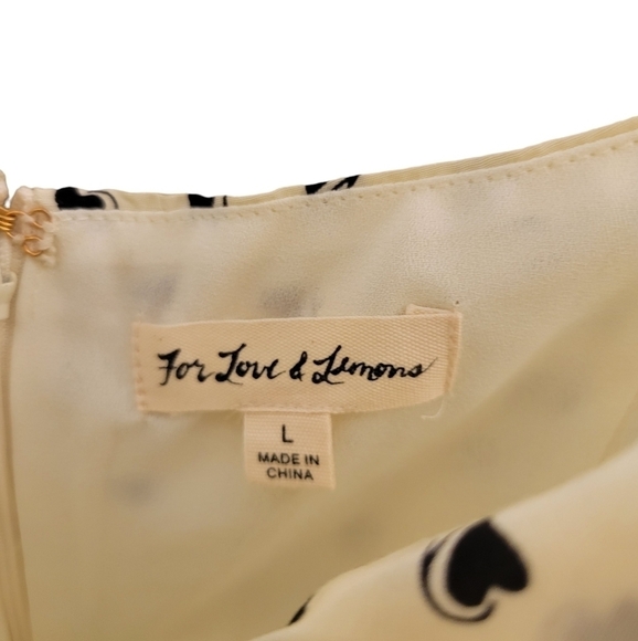 For Love and Lemons Sweetheart Mini Dress in Cream - Picture 10 of 12